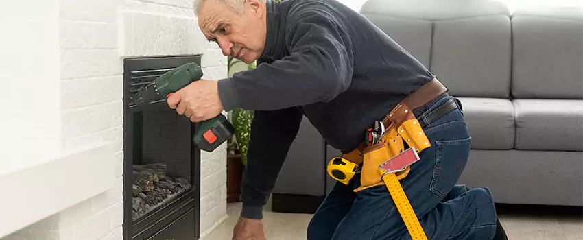 New Indoor Fireplace Installation in Troy, Michigan