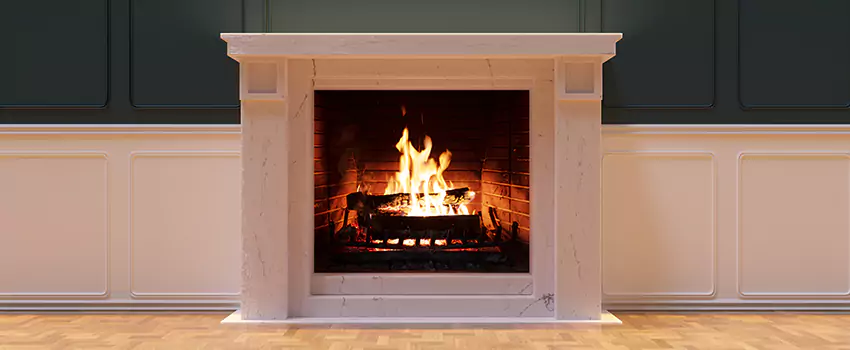 Open Flame Wood-Burning Fireplace Installation Services in Troy, Michigan