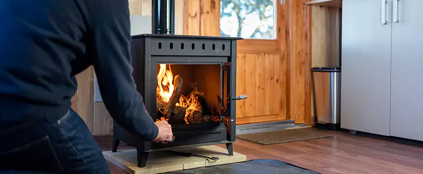 Open Hearth Wood Fireplace Installation in Troy, MI