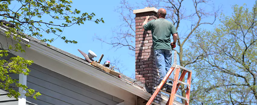 Vinyl and PVC Chimney Flashing Installation in Troy, MI