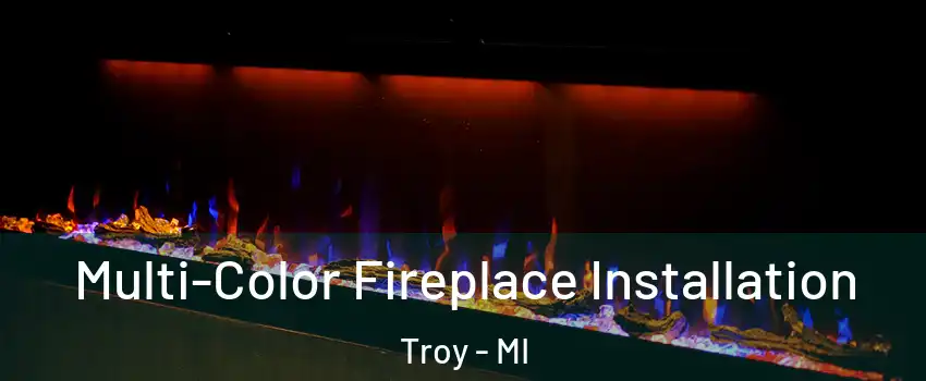  Multi-Color Fireplace Installation Troy - MI