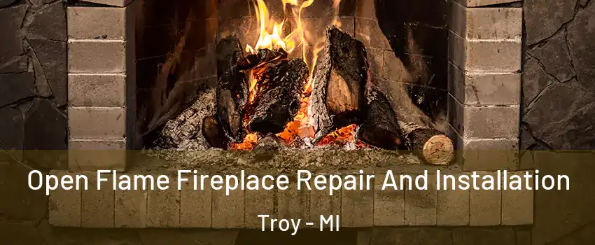  Open Flame Fireplace Repair And Installation Troy - MI